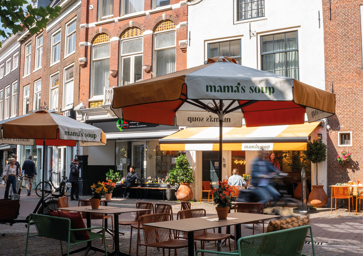 Horeca interieur Mama’s Soup Haarlem